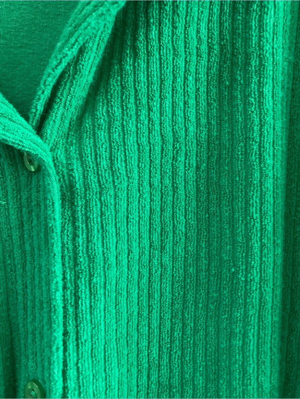 Nasty Gal Green Corduroy Two-Piece Loungewear Set